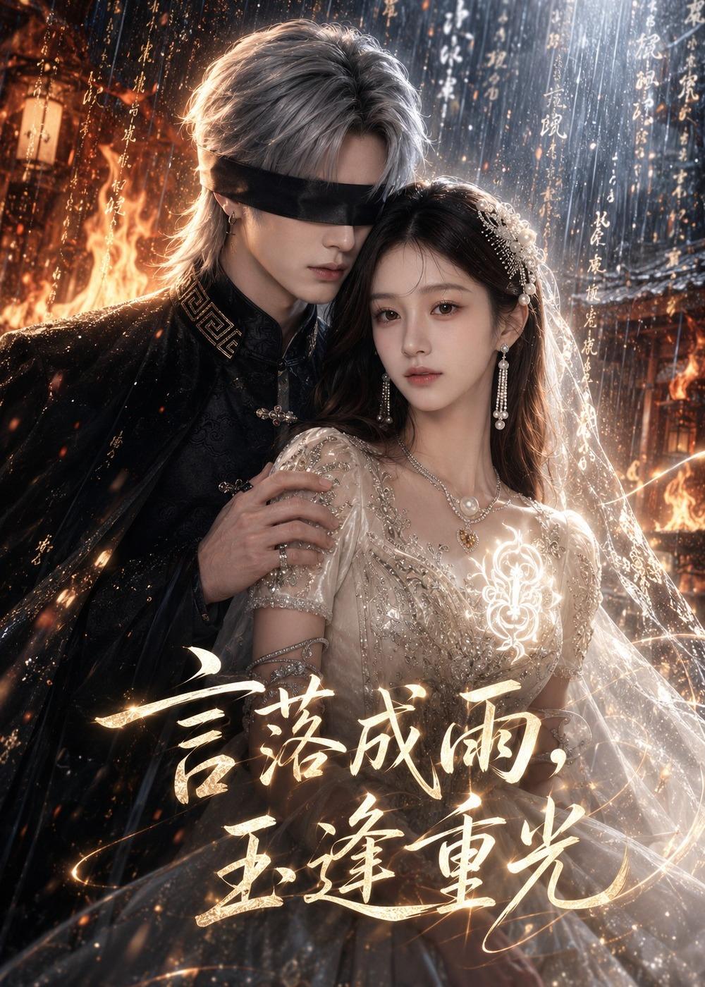 言落成雨，玉逢重光